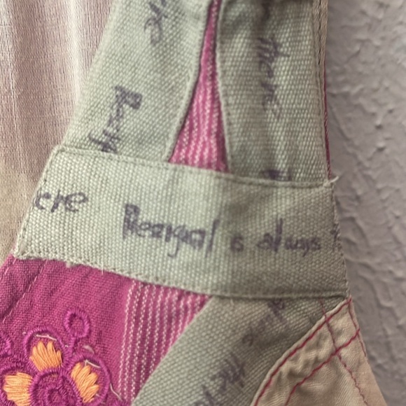 Desigual Size 38 dress. Whimsical design. Sleeveless loop/button shoulder. Boho. - Picture 3 of 12